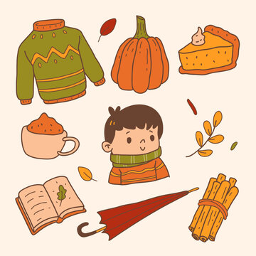 Autumn Element Vector 2