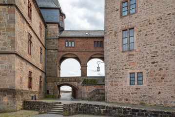 Schloss Marburg, eine Teilansicht