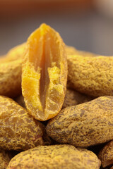 Dried Licorice Root Sticks Natural Herbal Medicine Ingredient Close-up