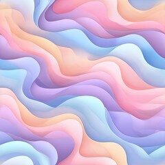 Obraz premium fluid pastel abstract pattern - Colorful Abstract Fluid Wave Pattern with Pastel Shades - soft color design texture