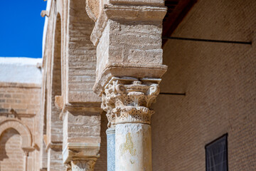 Column capitals in Kairouan Grand Mosque