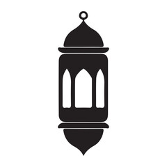 Hanging Lantern Silhouette illustration design
