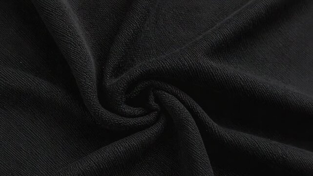 Elegant Black Fabric Texture Background