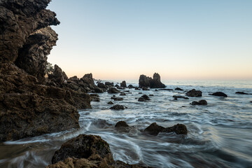 Corona del Mar State Beach at Sunrise