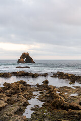 Rocks at Little Corona del Mar Beach in Newport Beach, CA