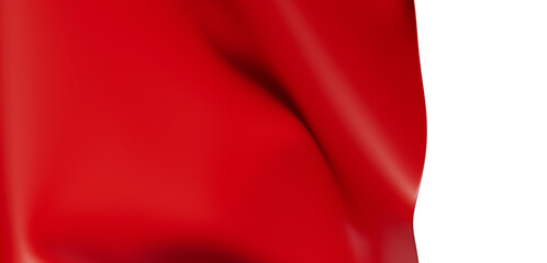 Obraz premium Abstract red fabric background with gentle folds. Perfect for textures, wallpapers, and creative design projects. Dramatic lighting and smooth c