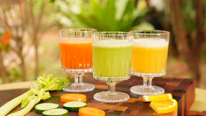 juice and fruits
