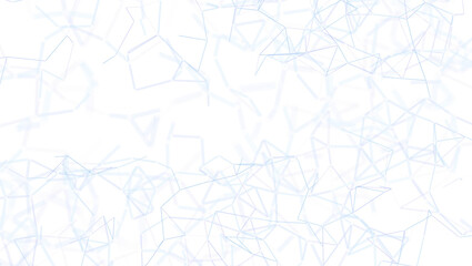 Abstract digital network connection lines and triangles on white background. Modern graphic design for business and technology concepts. Connect