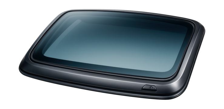 UV-protected glass sunroof with rain-sensing technology.