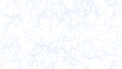 An abstract image of interconnected lines, evoking technology, networks, and connections on a white backdrop. Suitable for digital design and te