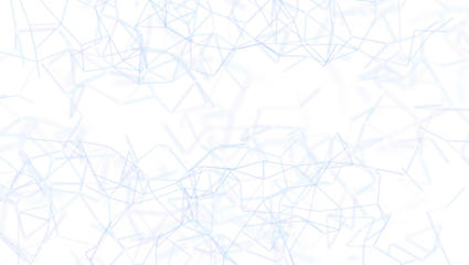 Digital network concept with light blue lines on a white background. Perfect for technology, data, and innovation. Represents connection, commun