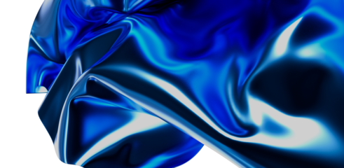 This is an abstract image of a flowing blue fabric texture, perfect for backgrounds or design elements. The image has a high-quality resolution