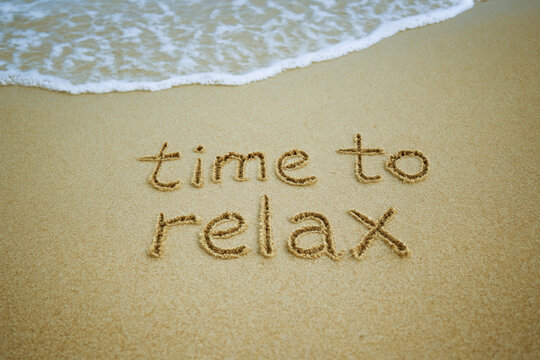 Time to relax invites calm moments to unwind and rest bringing peaceful duration for refreshing tranquility