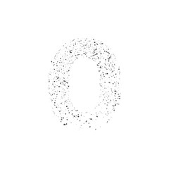 Glittering Capital Letter O