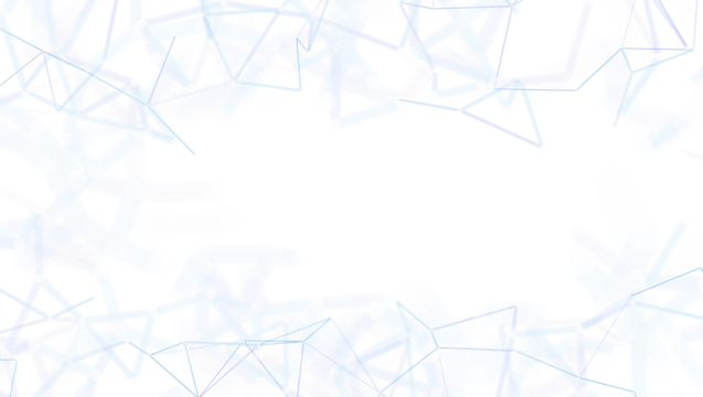 Modern abstract design featuring light blue lines forming a connected geometric network against a clean white backdrop. Perfect for technology,