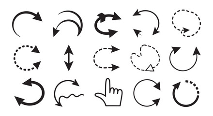 Arrows Vector Graphic Set Arrow Signs Collection Arrow Icon Arrow Symbol Navigation Signs Arrows Elements Direction Indicator Arrows Vectors