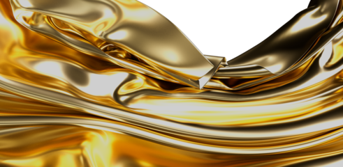 Stunning gold fabric texture, perfect for backgrounds, designs, and abstract concepts. The image evokes luxury, wealth, and elegance, ideal for