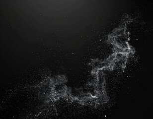 Floating Dust Particle Overlay with Motion Blur and Atmospheric Grain