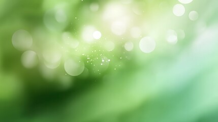 Obraz premium Spring light green blurred background with a glowing soft design, perfect for summer-themed wallpapers and fresh seasonal visuals.