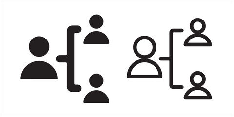 Family tree diagram illustrating lineage and genealogy connections, exploring heritage and ancestry with professional modern design for historical research projects vector illustration