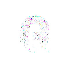 Colorful Glitter Letter G