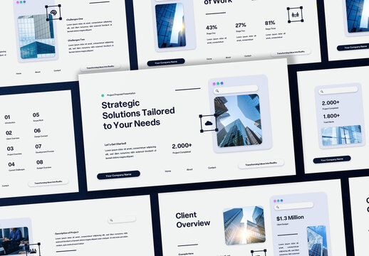 White Modern Creative Project Proposal Presentation