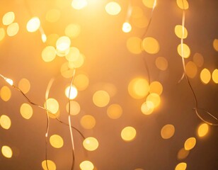 Warm Fairy Lights Bokeh Overlay with Cozy Christmas Glow