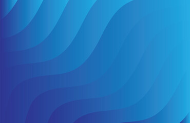 Serene Blue Gradient Wave Pattern Flowing Diagonally Creating an Elegant, Modern Design Suitable for Various Backgrounds and Visuals