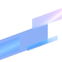 Modern Clean Corporate. Neon Blue Soft Gradient Abstract Frame Geometric Shapes Glass Surface. Design for business presentations, technology themes, minimal digital.