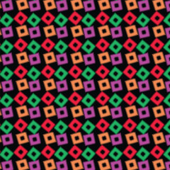 seamless pattern with colorful geometric shapes