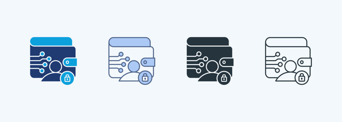 Privacy Control Multiple Style Icon Collection