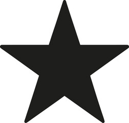 star icon silhouette vector illustation on white background