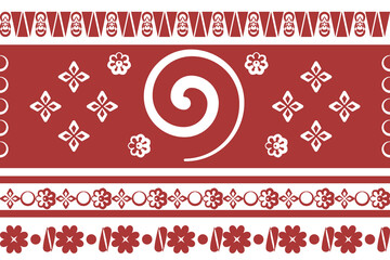 seamless geometric flower ethnic pattern. Native American tribal fabric,design vector for woven textile printing, tile, carpet,cards,motifs, picture books, boho indian ornament Southwest Aztec pattern