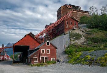 Ruined Kennicott Mines buildings