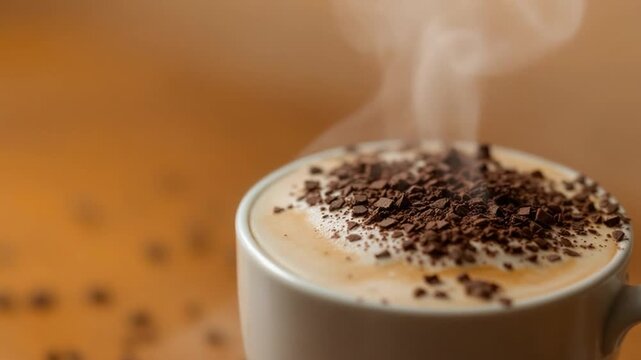 Aromatic Coffee Delight - A Steaming Cup of Comfort and Indulgence.