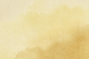Fototapeta premium Watercolor light yellow ombre background with soft transitions and delicate paper texture, creating an airy and elegant visual.