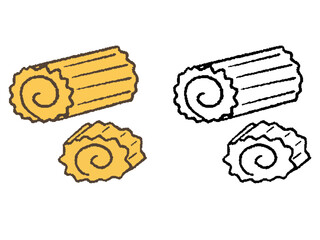 手描きの伊達巻