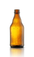a small brown beer bottle