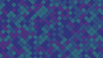 Abstract background with geometric shapes in shades of blue purple and teal