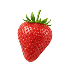 Strawberry on white background