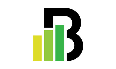 Letter B Financial Logo