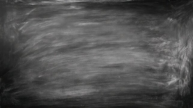 black chalkboard with white smudges