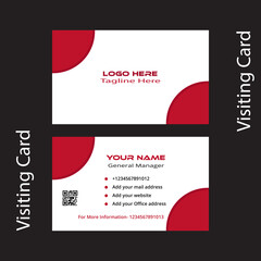 Modern vector business Or Visiting card template design for corporate and web use