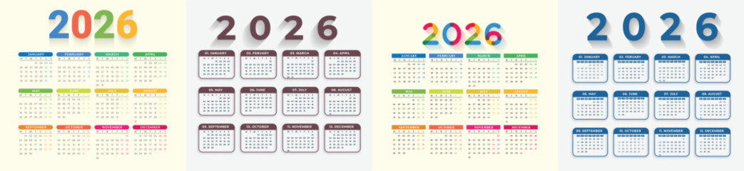 2026 Printable Calendar Template Daily, Weekly and Monthly Planner