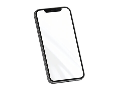 Floating Smartphone Mockup with Shadow Effect