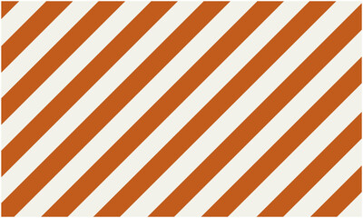 Diagonal brown orange stripes on cream background vector copy space