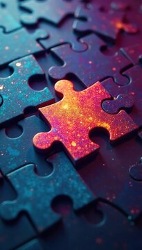 Seamless Puzzle Piece Integration Unity, Connection, and Problem-Solving in a Complex System