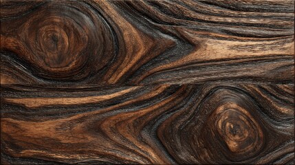 Fototapeta premium Detailed wood grain texture showcasing intricate patterns and rich color variations of rosewood