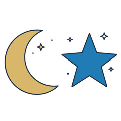 vector illustration of a star