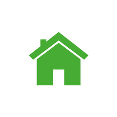 green house symbol with white background